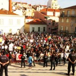 Manifestação Parlamento Portugal
